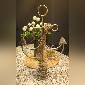 X-Large Anchor Christmas Tree Topper 19.25" - Sturdy Metal